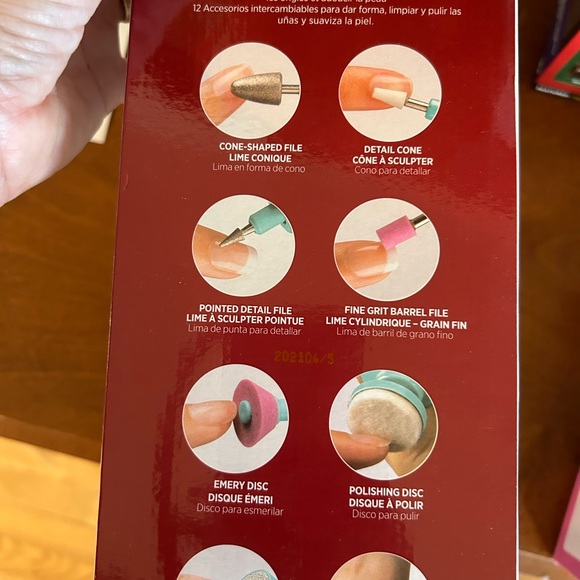 All in one nail care kit with nail dryer attached - Picture 2 of 2